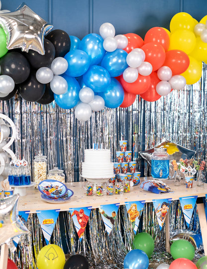 50 fémkék léggömb 30 cm