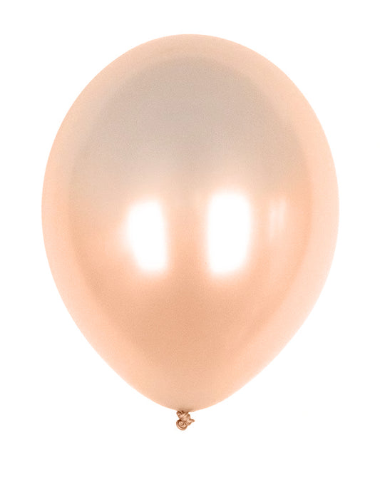 Ballons pour fête pêche métallisé