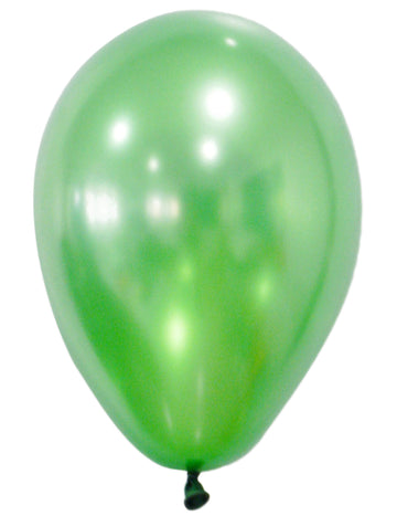 Ballons métallisés pour fête vert