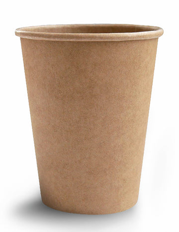 Barna kraft poharak bulira, 200 ml