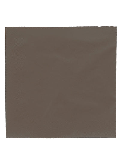 50 serviettes pour décoration de table chocolat