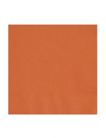 50 narancssárga papírszalvéta 33 x 33 cm 