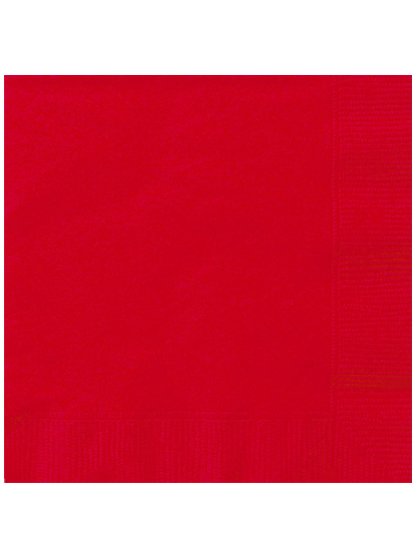 Serviettes en papier rouges pour fête unies
