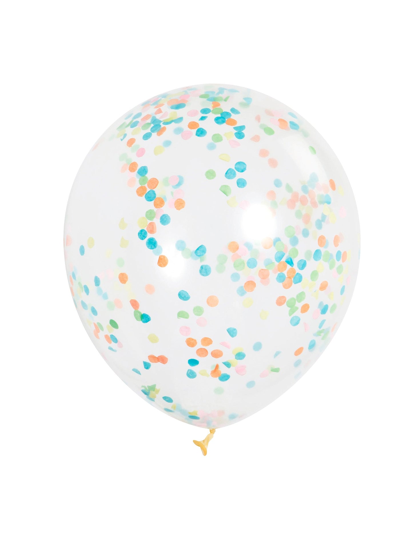 Ballons en latex avec confettis colorés pour fête transparents