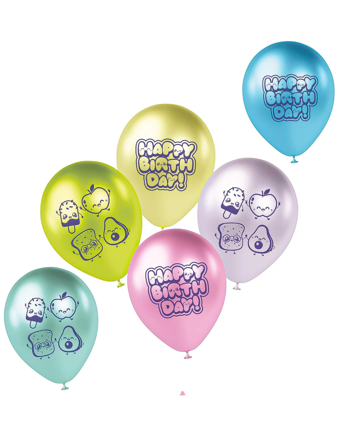 6 db Kawaii Party latex lufi 33 cm