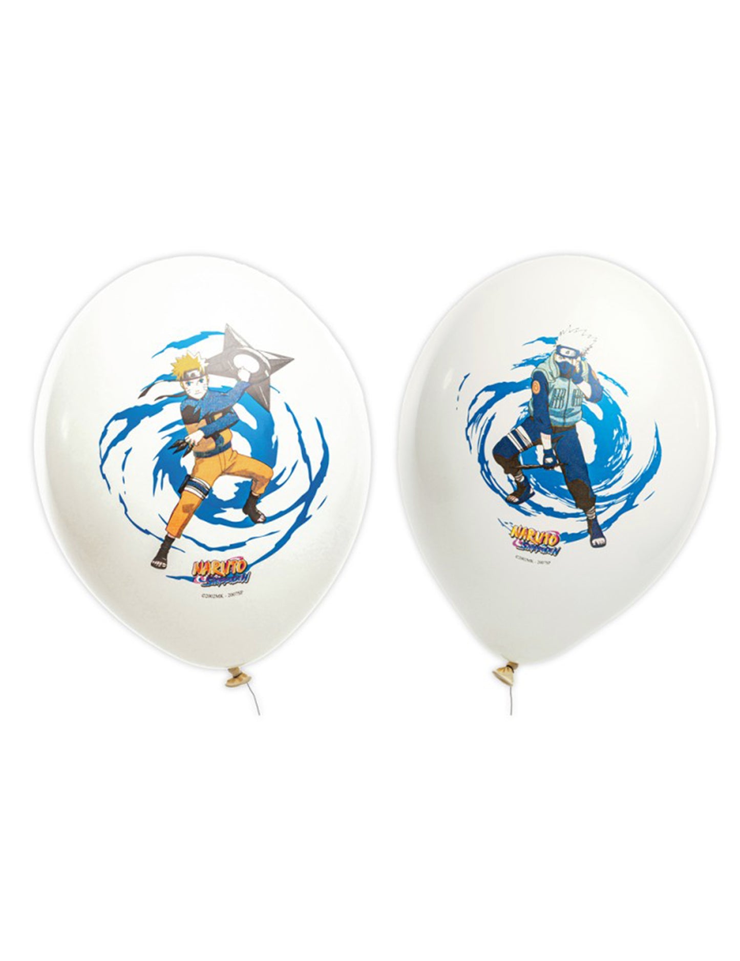 6 darab Naruto/Kakashi Shippuden™ latex lufi, 27 cm