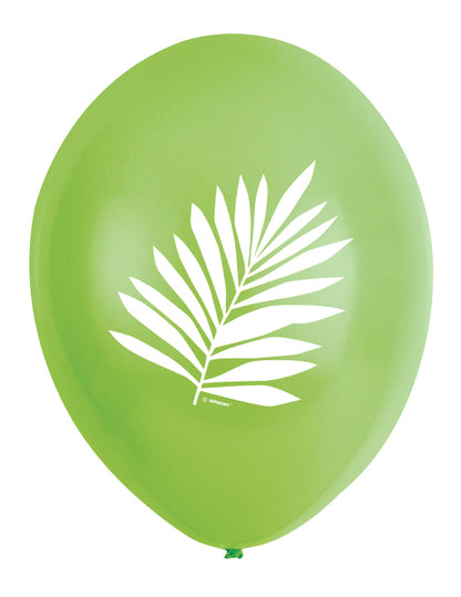 6 trópusi elegáns latex léggömb 27,5 cm