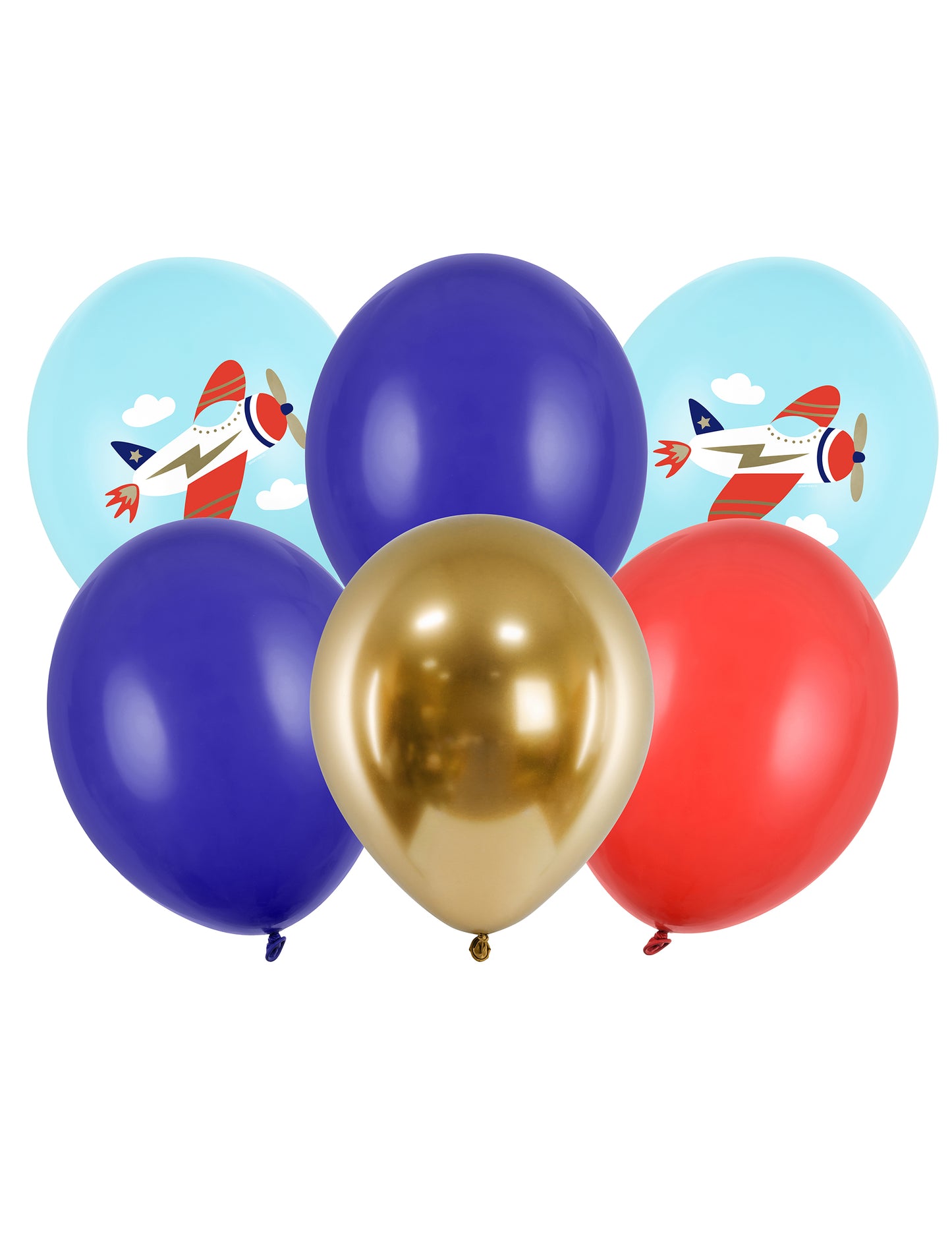 6 lufi, kis repülőgép, 30 cm egy gyermek születésnapjára