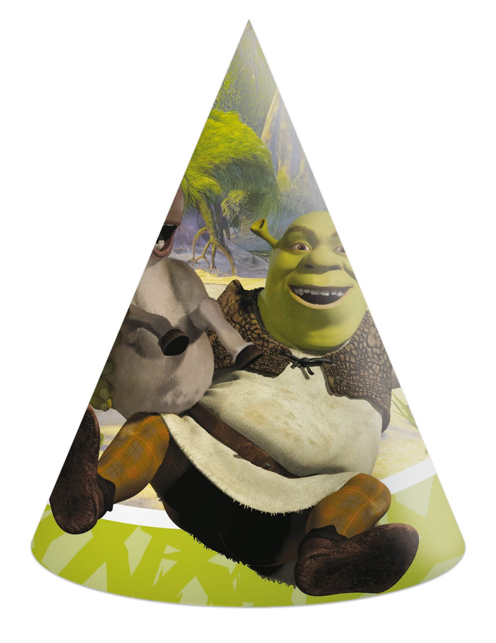 Shrek zöld gyermek partijelmez szamárával együtt
