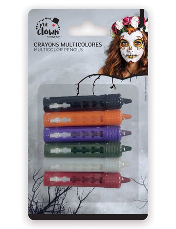 6 Halloween visszahúzható ceruzák