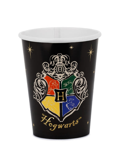 6 db Harry Potter™ papírpohár Roxfort címer 250 ml