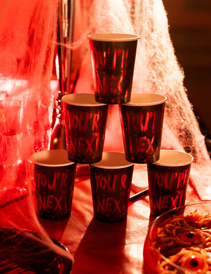 6 db You're Next papírpohár 250 ml