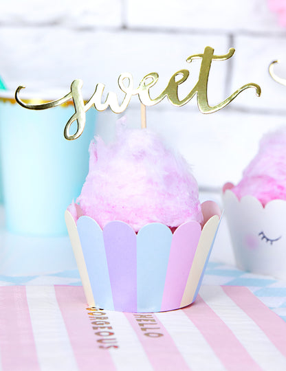 6 Capcake cupcake 7,5 x 5 cm