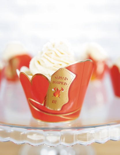 6 cupcake cupcake díszléc