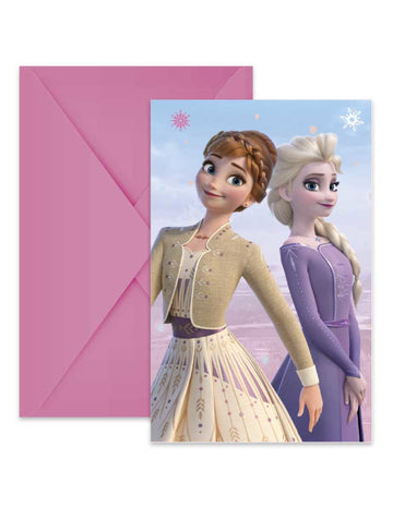 6 db Jégvarázs™ meghívó borítékokkal