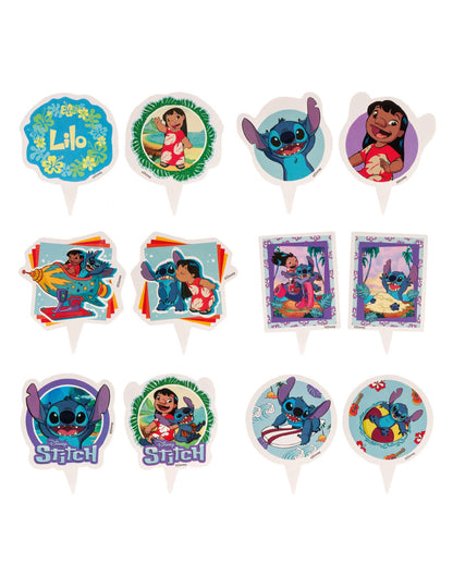 6 db-os cupcake dekorációs készlet Stitch™ beszúrókkal