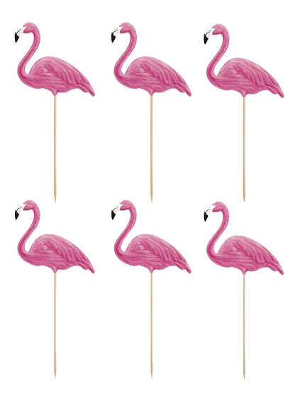 Pics flamants roses pour gâteaux rose
