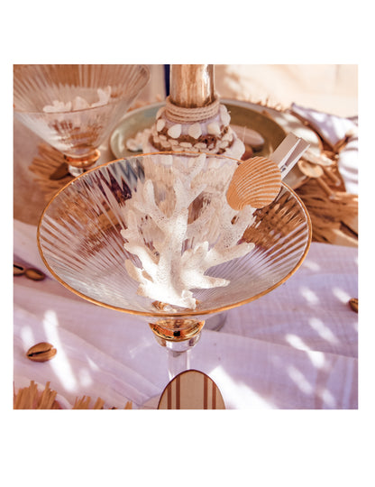 6 db gyantából készült kagylócsipesz 4,5 cm fehér fa