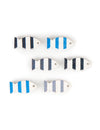 Poissons en bois décoratifs à suspendre marin pour décoration bleus et gris