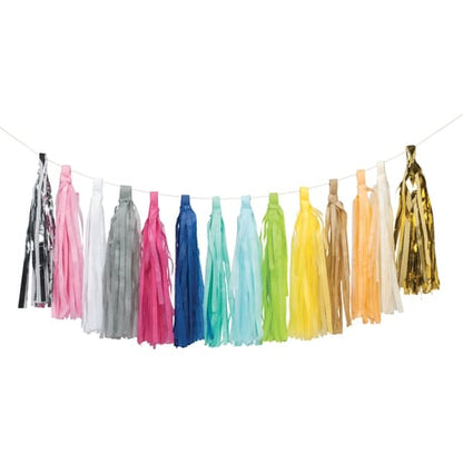 Mélange de couleurs du pompon tassel pour décoration de fête
