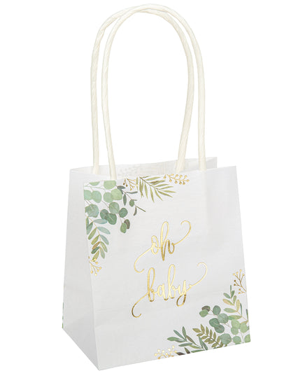 6 db Oh Baby eukaliptusz illatosító táska aranyfólia szegéllyel, 10 x 18 x 5 cm cm fogantyúkkal