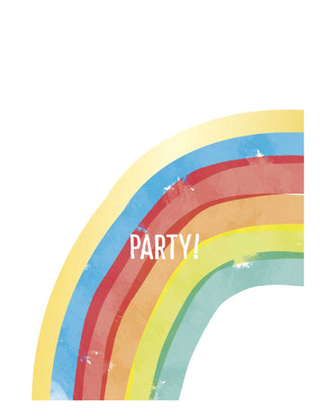 6 szivárványszínű partitáska