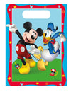 Sacs plastique Mickey Mouse pour enfant bleus et rouges avec Donald Duck