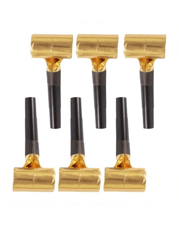 6 fekete és arany szájharmonika 