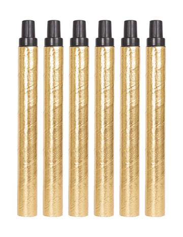 6 arany színű partyfúvóka 