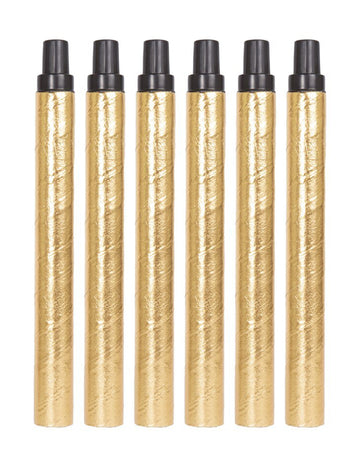 6 arany színű partyfúvóka 