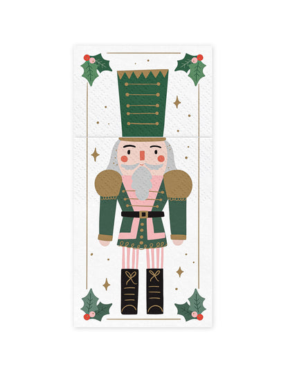 6 db papír Diótörő szalvéta/evőeszköz tasak 10 x 20 cm