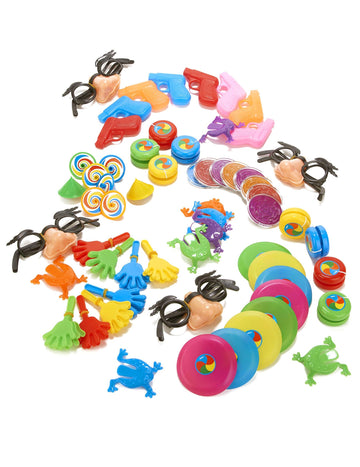 64 petits jouets pour piñata pour enfant multicolores