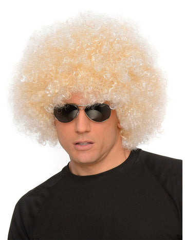 Óriás afro 70 -es évek szőke paróka