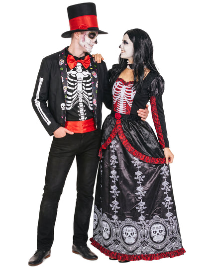 Mexikói Dia de los Muertos páros jelmez felnőtteknek