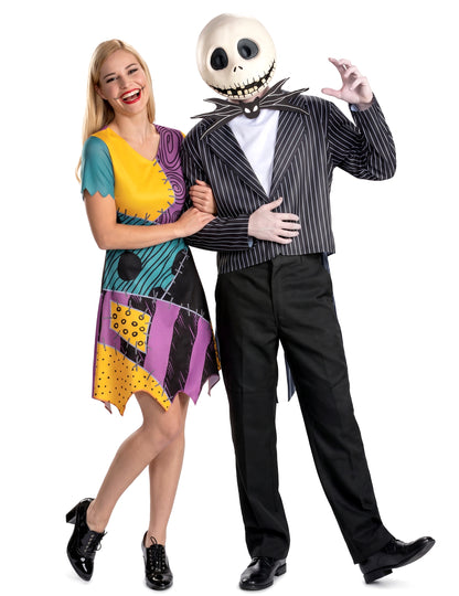 Jack és Sally Karácsonyi lidércnyomás™ páros jelmez felnőtteknek