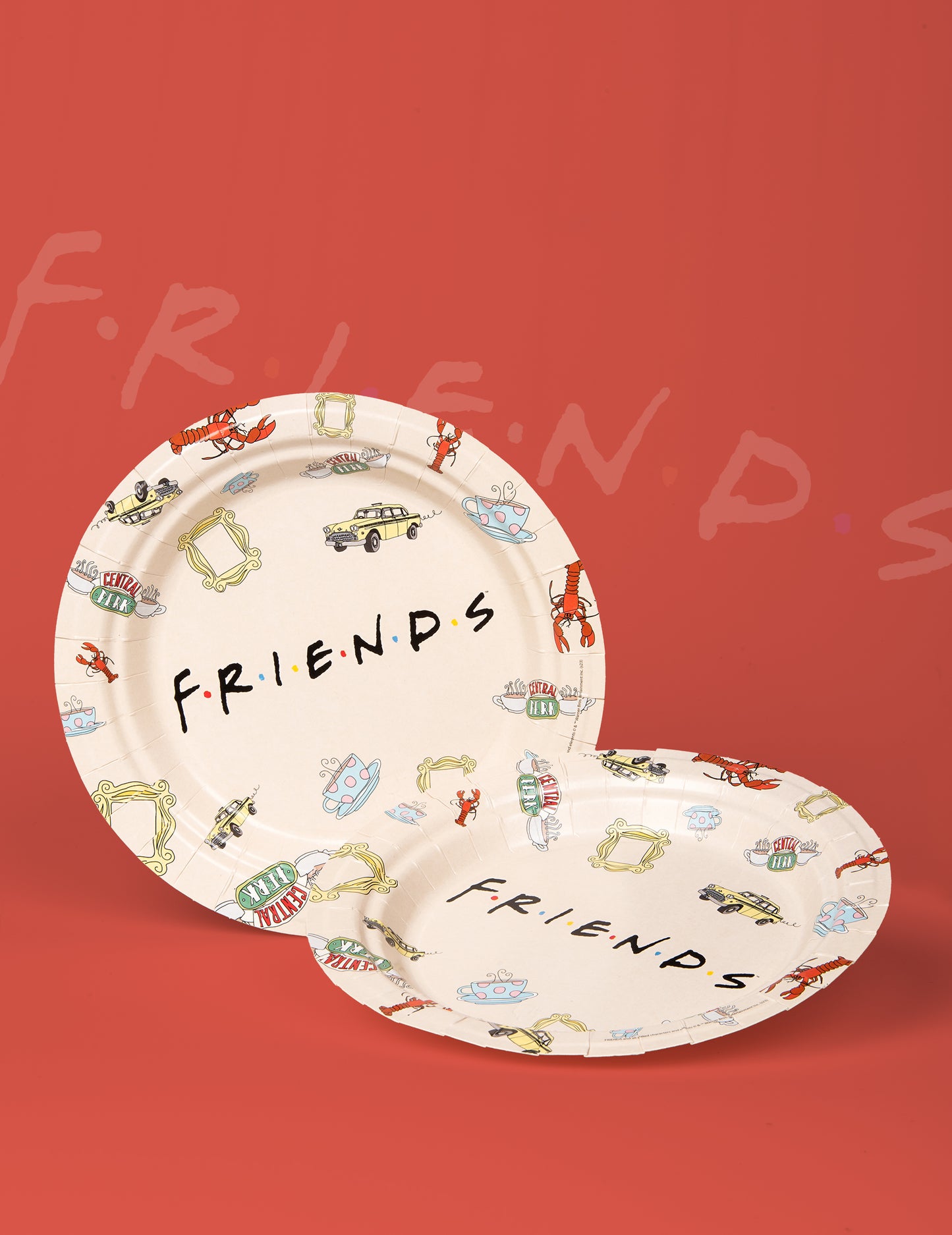 8 Carton Friends 23 tányér cm