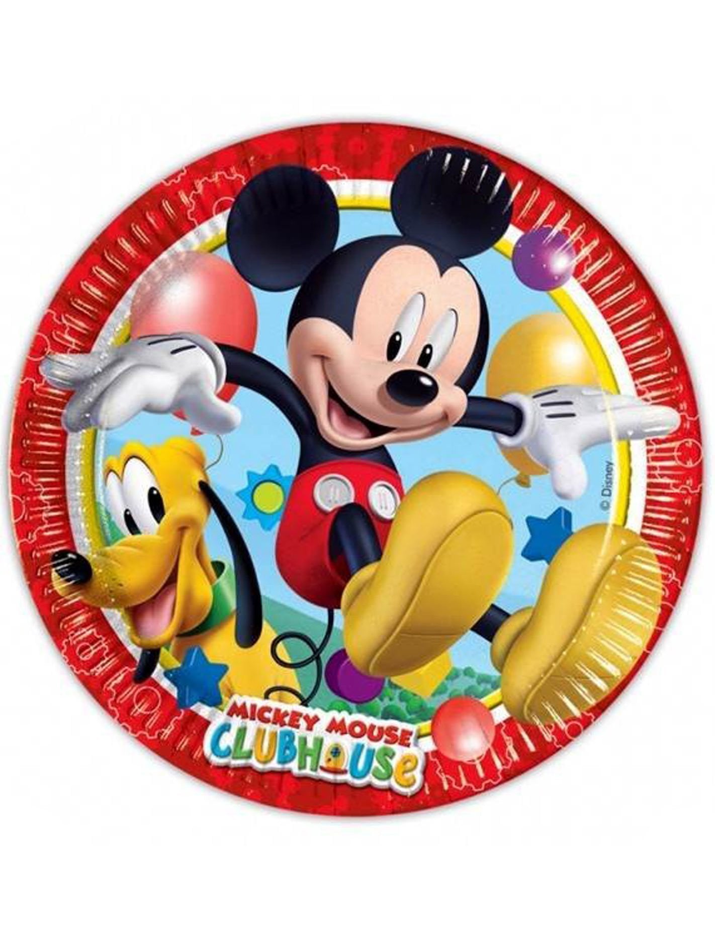 8 Mickey Mouse™ karton tányér 23 cm 