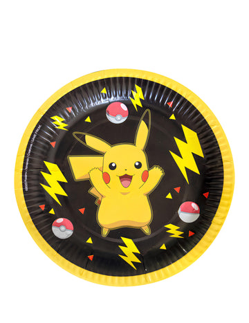 8 kis Pikachu Pokèmon™ karton tányér 18 cm 