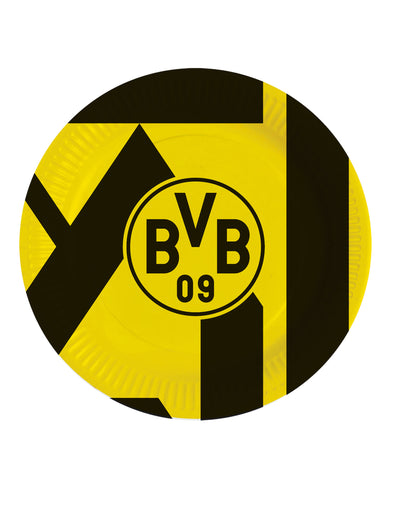 8 kerek kartonlemez Borussia Dortmund 23 cm