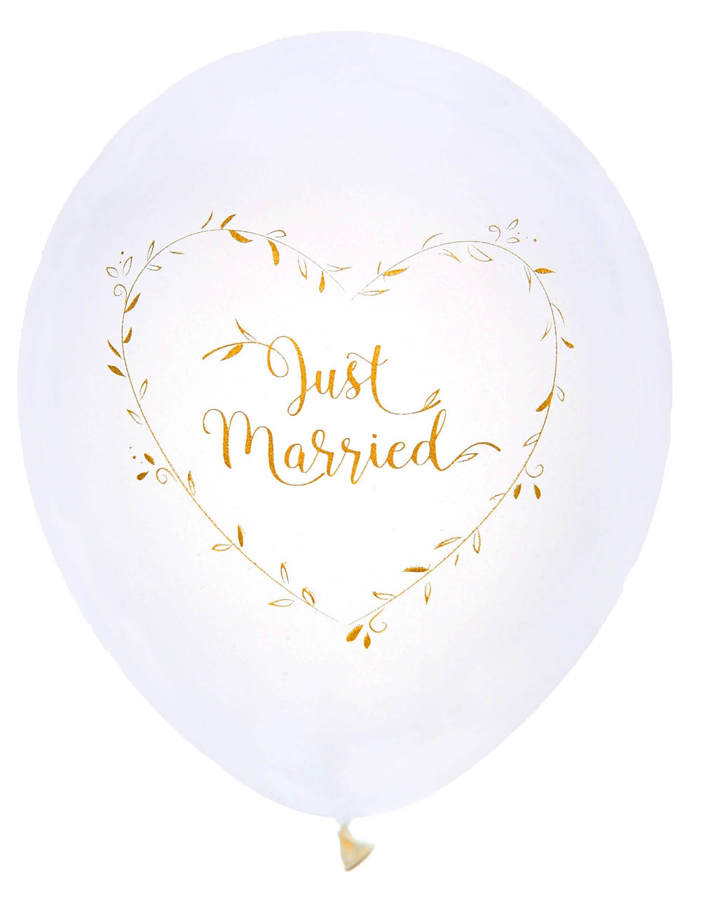 Just Married latex lufik esküvőre