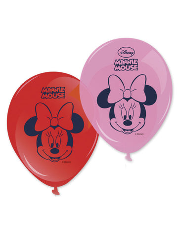 8 minnie 28 cm -es nyomtatott léggömb