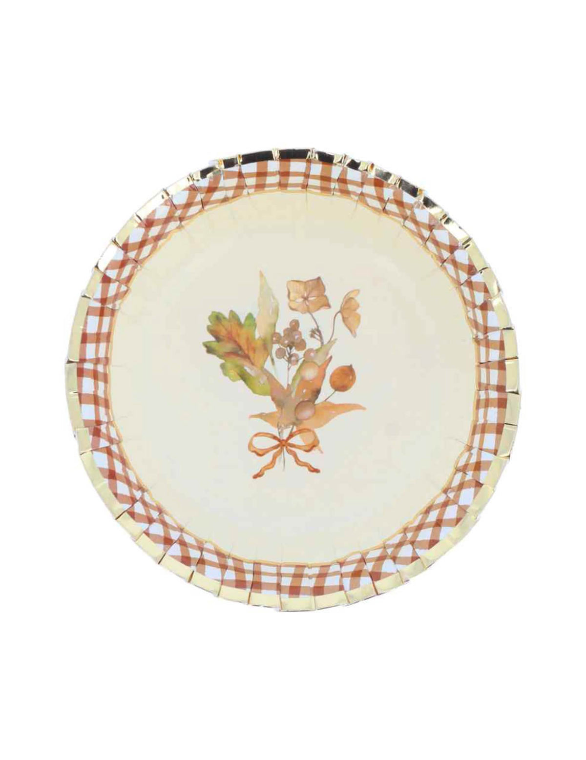 8 db Cottage Living papír tálka 13,5 cm
