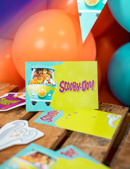8 db Scooby-Doo™ meghívókártya borítékokkal, 10x16 cm