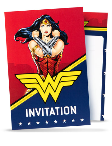 8 meghívó a Wonder Woman 10x16cm borítékokkal