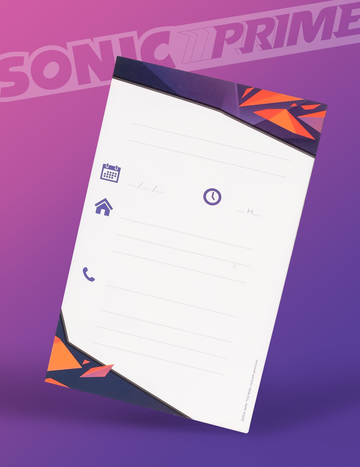 8 Sonic Prime Sonic Meghívó 10 x15 cm