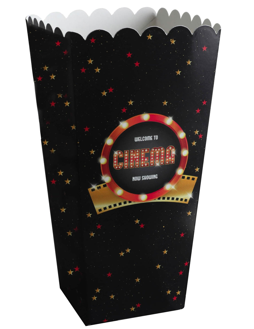 Mise en situation des cornets à popcorn en carton Hollywood