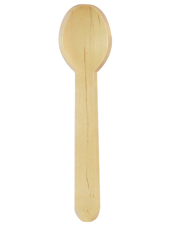 8 cuillères en bois 15 cm éco-responsables