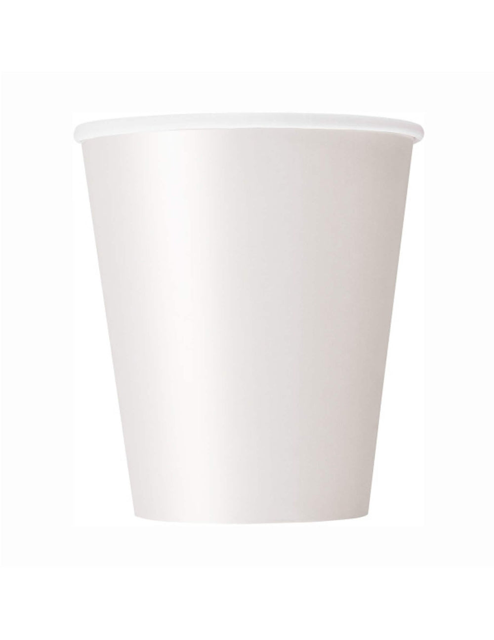 210 ml-es fehér papírpoharak bulira