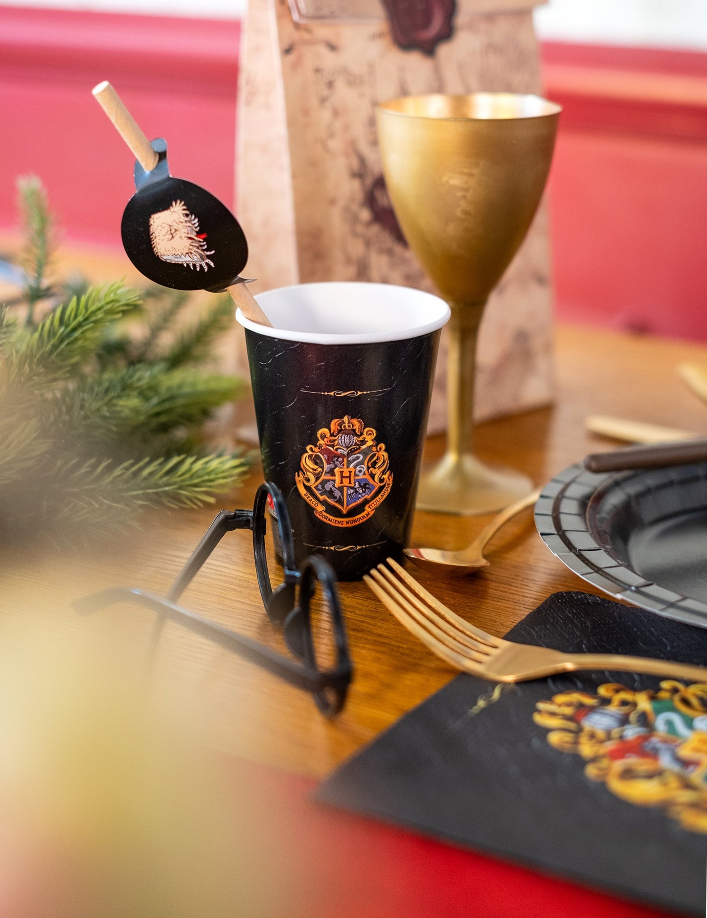 8 db Harry Potter™ papír pohár, 210 ml 