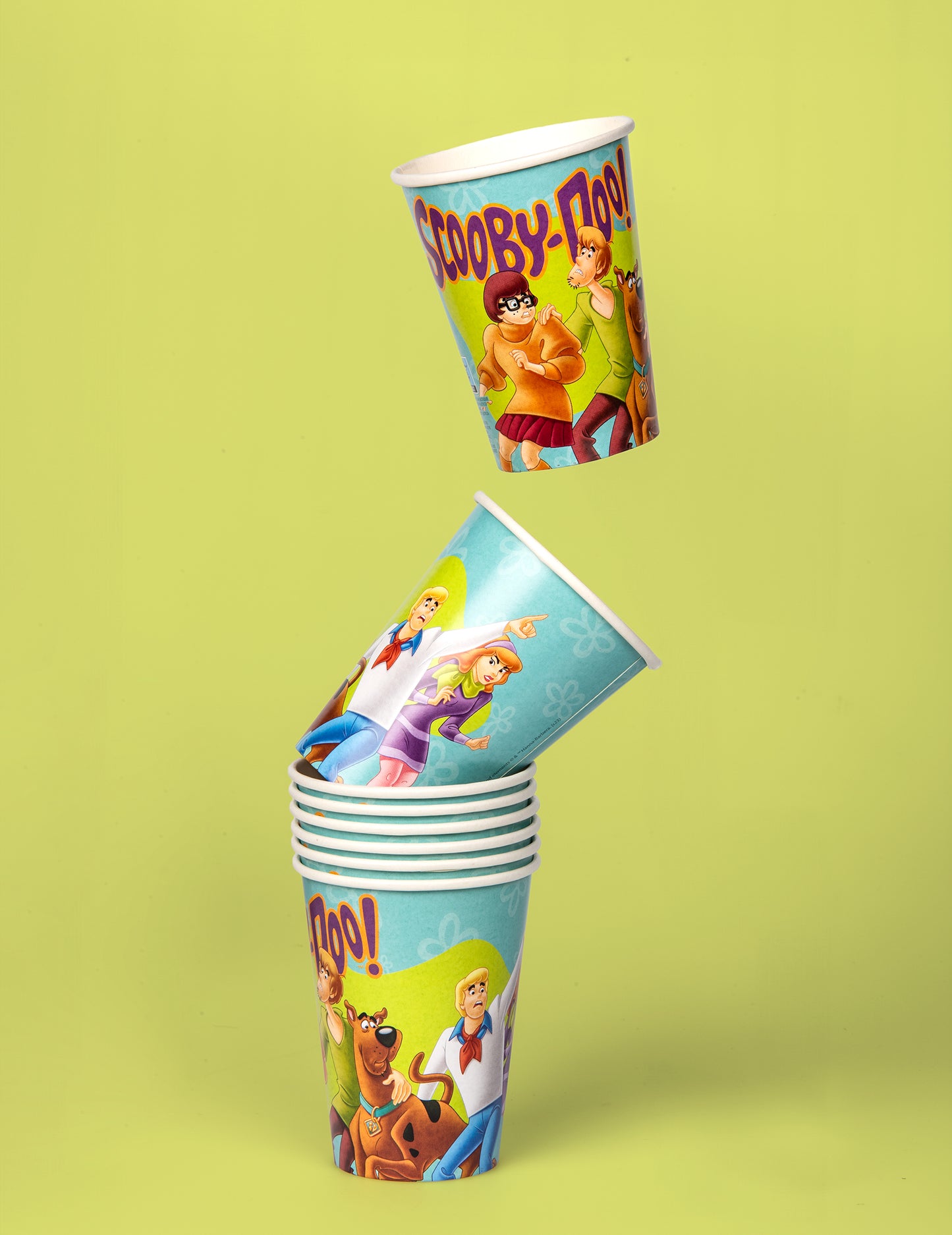 8 Scooby-Doo kartonpohár 210 ml